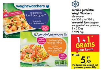 Promo Weight watchers chez Carrefour