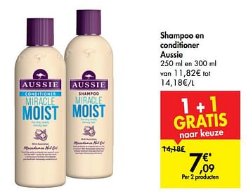 Promoties Shampoo en conditioner aussie - Aussie - Geldig van 18/09/2019 tot 30/09/2019 bij Carrefour