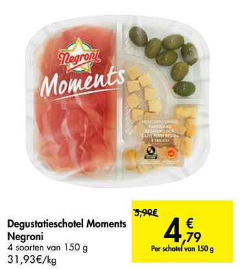 Promoties Degustatieschotel moments negroni - Negroni - Geldig van 18/09/2019 tot 30/09/2019 bij Carrefour