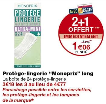 Promotions Protège-lingerie monoprix long - Produit Maison - MonoPrix - Valide de 13/09/2019 à 22/09/2019 chez MonoPrix