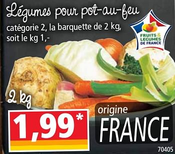 Promoties Légumes pour pot-au-feu - Huismerk - Norma - Geldig van 18/09/2019 tot 24/09/2019 bij Norma