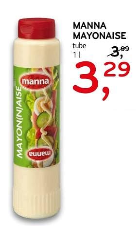 Promoties Manna mayonaise tube - Manna - Geldig van 18/09/2019 tot 01/10/2019 bij C&B