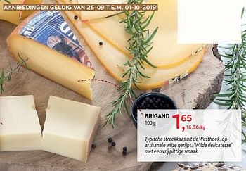 Promotions Brigand - Produit maison - Alvo - Valide de 25/09/2019 à 01/10/2019 chez Alvo