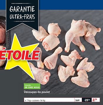 Promoties Découpes de poulet cuisses - Huismerk - Makro - Geldig van 25/09/2019 tot 08/10/2019 bij Makro