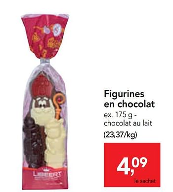 Promotions Figurines en chocolat - Libeert - Valide de 25/09/2019 à 08/10/2019 chez Makro