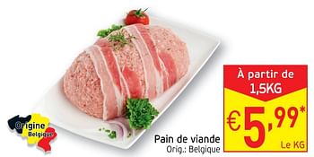 Promoties Pain de viande - Huismerk - Intermarche - Geldig van 15/09/2019 tot 31/12/2019 bij Intermarche