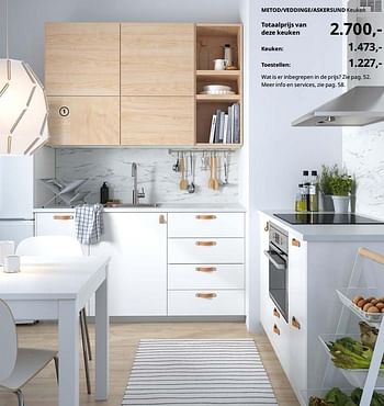 Promoties Metod-veddinge-askersund keuken - Huismerk - Ikea - Geldig van 23/08/2019 tot 31/07/2020 bij Ikea