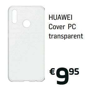 Promoties Huawei cover pc transparent - Huawei - Geldig van 20/09/2019 tot 30/09/2019 bij Base