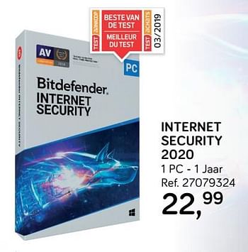 Promotions Internet security 2020 - Bitdefender - Valide de 24/09/2019 à 22/10/2019 chez Supra Bazar