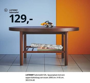 Huismerk Listerby salontafel - Promotie Ikea