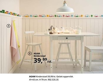 Promoties Agam kinderstoel - Huismerk - Ikea - Geldig van 23/08/2019 tot 31/07/2020 bij Ikea