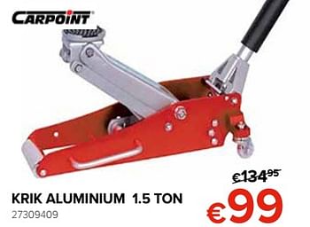 Promotions Krik aluminium - Carpoint - Valide de 27/09/2019 à 21/10/2019 chez Euro Shop