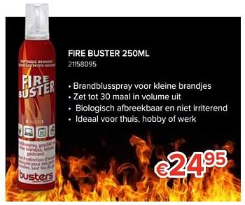 Promotions Fire buster 250ml - Produit Maison - Euroshop - Valide de 27/09/2019 à 21/10/2019 chez Euro Shop