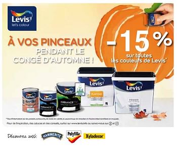 Promotions -15% sur toutes les couleurs de levis - Levis - Valide de 27/09/2019 à 21/10/2019 chez Euro Shop