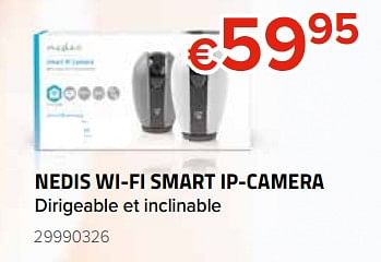 Promotions Nedis nedis wi-fi smart ip-camera - Nedis - Valide de 27/09/2019 à 21/10/2019 chez Euro Shop