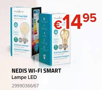 Promotions Nedis nedis wi-fi smart lampe led - Nedis - Valide de 27/09/2019 à 21/10/2019 chez Euro Shop
