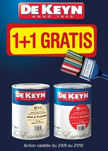 Promotions De keyn 1+1 gratis - De keyn - Valide de 27/09/2019 à 21/10/2019 chez Euro Shop