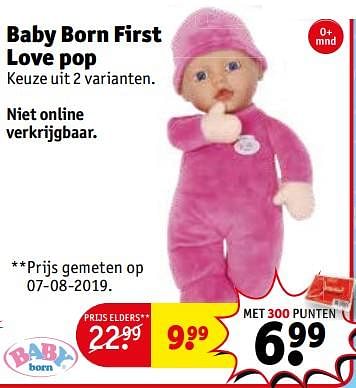 Baby born sale first love pop