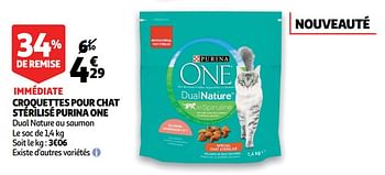 Promotion Auchan Ronq Croquettes Pour Chat Sterilise Purina One Purina Animaux Accessoires Valide Jusqua 4 Promobutler