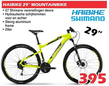 Promoties Haibike 29 mountainbike - Haibike - Geldig van 20/09/2019 tot 13/10/2019 bij Itek