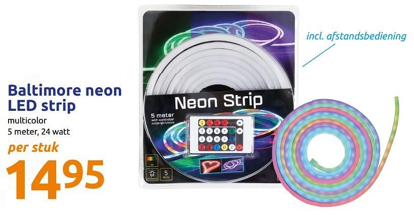 neon led strip action