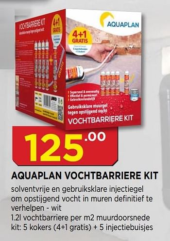 Promoties Aquaplan vochtbarriere kit - Aquaplan - Geldig van 01/10/2019 tot 20/10/2019 bij Bouwcenter Frans Vlaeminck
