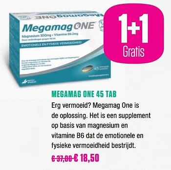 Promoties Megamag one 45 tab - Megamag - Geldig van 01/10/2019 tot 30/11/2019 bij Medi-Market