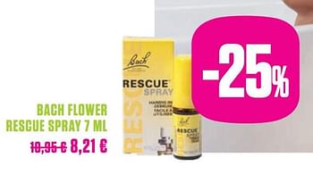 Promotions Bach flower rescue spray - Bach - Valide de 01/10/2019 à 30/11/2019 chez Medi-Market