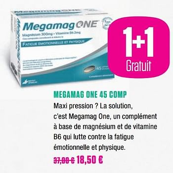 Promotions Megamag one 45 comp - Megamag - Valide de 01/10/2019 à 30/11/2019 chez Medi-Market