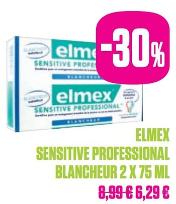 Promotions Elmex sensitive professional blancheur - Elmex - Valide de 01/10/2019 à 30/11/2019 chez Medi-Market