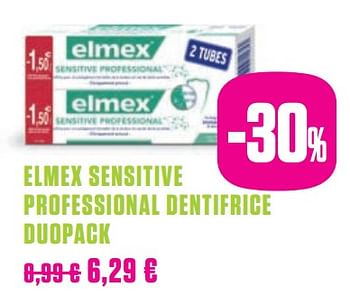 Promotions Elmex sensitive professional dentifrice duopack - Elmex - Valide de 01/10/2019 à 30/11/2019 chez Medi-Market
