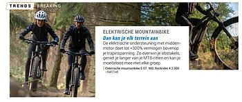 Promoties Elektrische mountainbike e-st 900, rockrider - Huismerk - Decathlon - Geldig van 23/09/2019 tot 29/02/2020 bij Decathlon