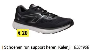 Promoties Schoenen run support heren, kalenji - Kalenji - Geldig van 23/09/2019 tot 29/02/2020 bij Decathlon