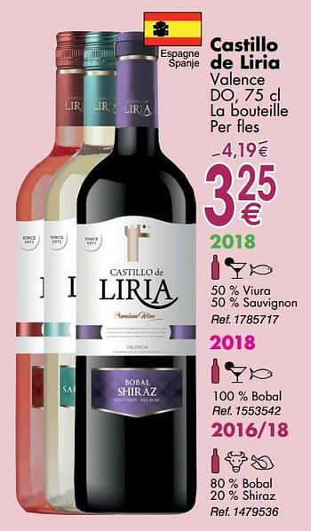 Promoties Castillo de liria valence - Rode wijnen - Geldig van 30/09/2019 tot 28/10/2019 bij Cora