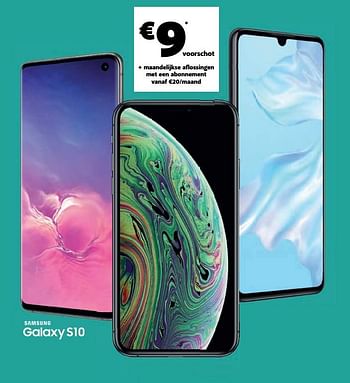 Promoties Samsung galaxy s10 - Samsung - Geldig van 30/09/2019 tot 11/11/2019 bij Base