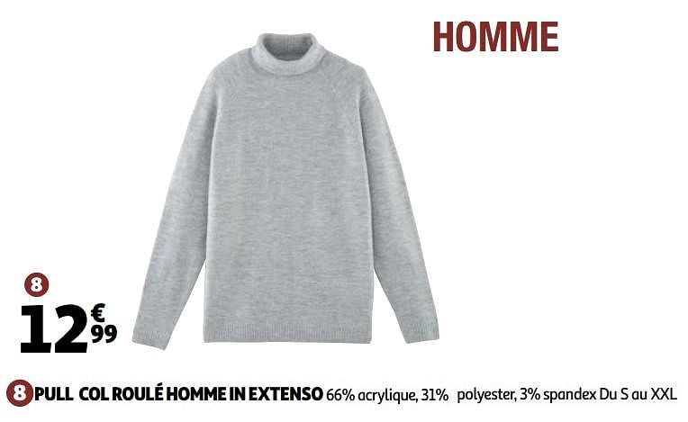 pull in extenso homme auchan