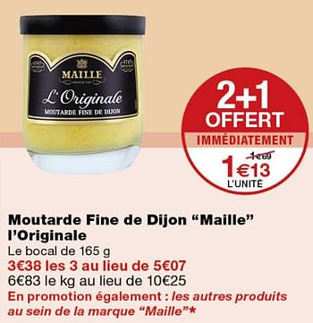 Moutarde de Dijon- L'Originale MAILLE