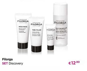 Promotions Filorga set discovery - Filorga - Valide de 30/09/2019 à 27/10/2019 chez ICI PARIS XL