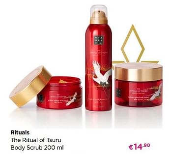 Promoties Rituals the ritual of tsuru body scrub - Rituals - Geldig van 30/09/2019 tot 27/10/2019 bij ICI PARIS XL