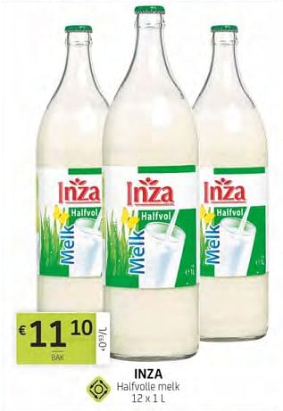 Promoties Inza halfvolle melk - Inza - Geldig van 04/10/2019 tot 17/10/2019 bij BelBev