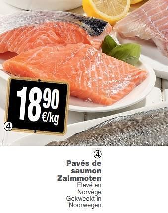 Promoties Pavés de saumon zalmmoten - Huismerk - Cora - Geldig van 08/10/2019 tot 14/10/2019 bij Cora