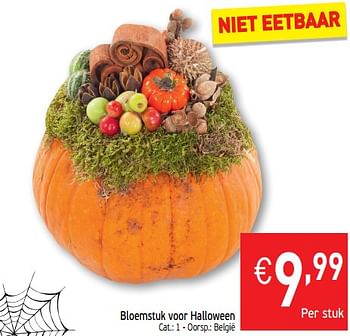 Promoties Bloemstuk voor halloween - Huismerk - Intermarche - Geldig van 08/10/2019 tot 12/10/2019 bij Intermarche