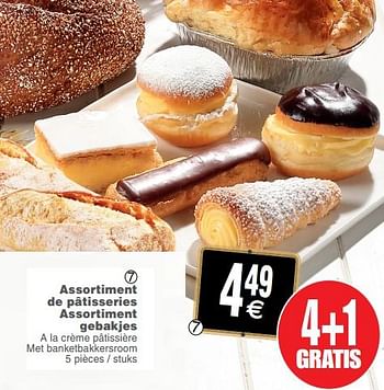 Promotions Assortiment de pâtisseries assortiment gebakjes - Produit maison - Cora - Valide de 08/10/2019 à 14/10/2019 chez Cora