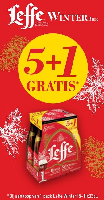Promoties 5+1 gratis leffe winter bier - Leffe - Geldig van 09/10/2019 tot 22/10/2019 bij Makro