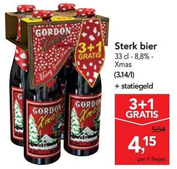 Promoties Sterk bier - Gordon - Geldig van 09/10/2019 tot 22/10/2019 bij Makro