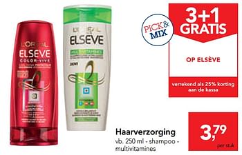 Promoties Haarverzorging shampoo - multivitamines - L'Oreal Paris - Geldig van 09/10/2019 tot 22/10/2019 bij Makro