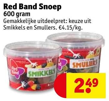 Promoties Red band snoep - Red band - Geldig van 08/10/2019 tot 20/10/2019 bij Kruidvat