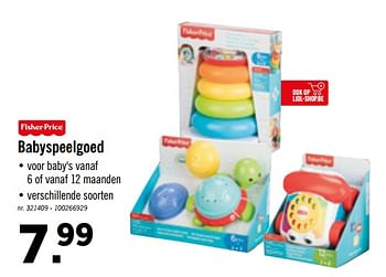 Promoties Babyspeelgoed - Fisher-Price - Geldig van 14/10/2019 tot 19/10/2019 bij Lidl