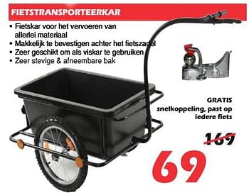 Promoties Fietstransporteerkar - Huismerk - Itek - Geldig van 04/10/2019 tot 27/10/2019 bij Itek