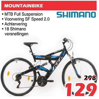 Promoties Mountainbike - Shimano - Geldig van 04/10/2019 tot 27/10/2019 bij Itek